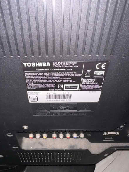 Photo of free Toshiba television (Slateford EH14) #2