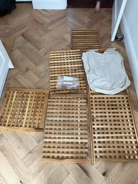 Photo of free Wooden linen basket (North Hinksey OX2) #1