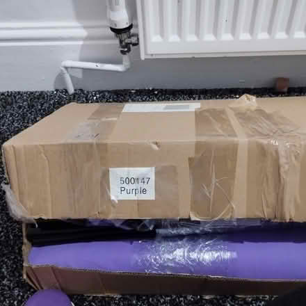 Photo of free Purple Fabric Wardrobe - needs to be put together (Doncaster DN1) #3