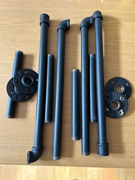 Photo of free Industrial pipe clothes rack, 92cm (Brixton) #3