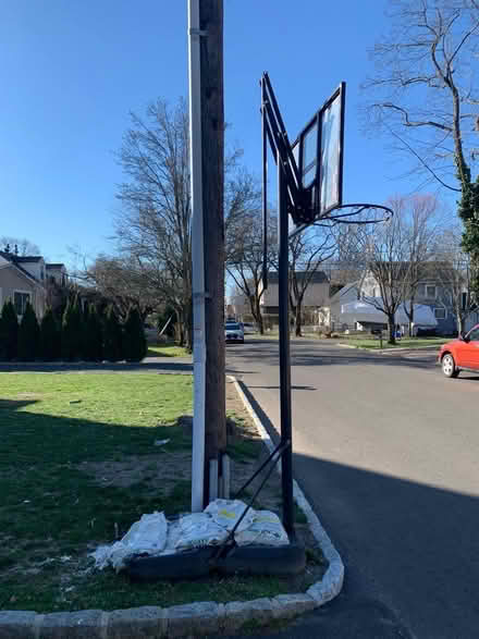Photo of free Basketball hoop -adjustble, portabl (Greenwich CT) #1