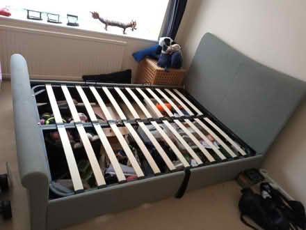 Photo of free Double bed frame with storage space (Woodley, Reading RG5) #1