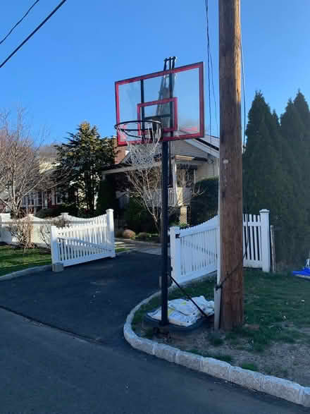 Photo of free Basketball hoop -adjustble, portabl (Greenwich CT) #3