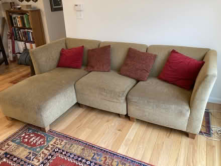 Photo of free Sofa with Chaise Lounge (Jamaica Plain) #1