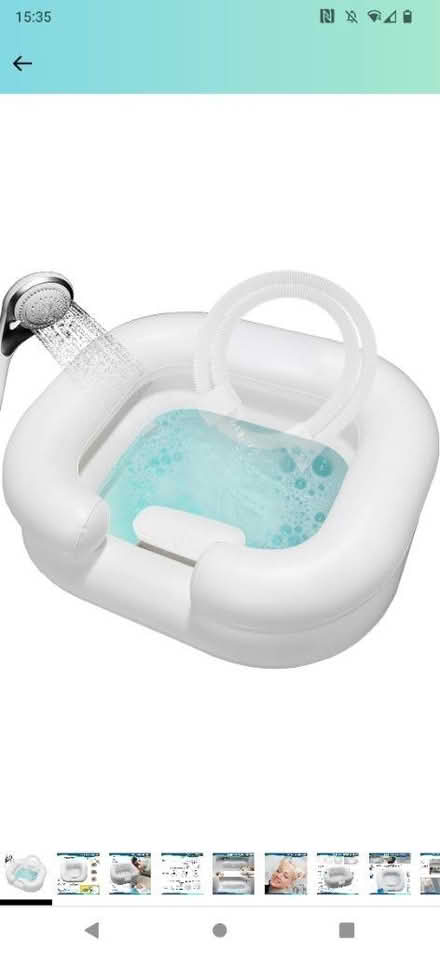 Photo of free Hair washing inflatable basin (Radley) #3