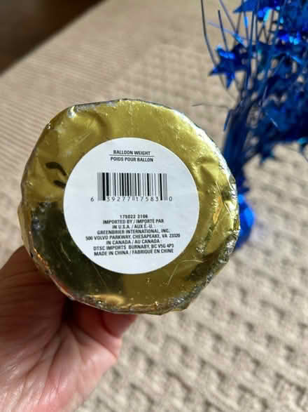 Photo of free Balloon weights (Glenview IL) #2