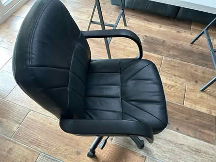 Photo of free Trestle table & office chair (Dublin 18) #3
