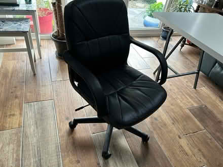 Photo of free Trestle table & office chair (Dublin 18) #2