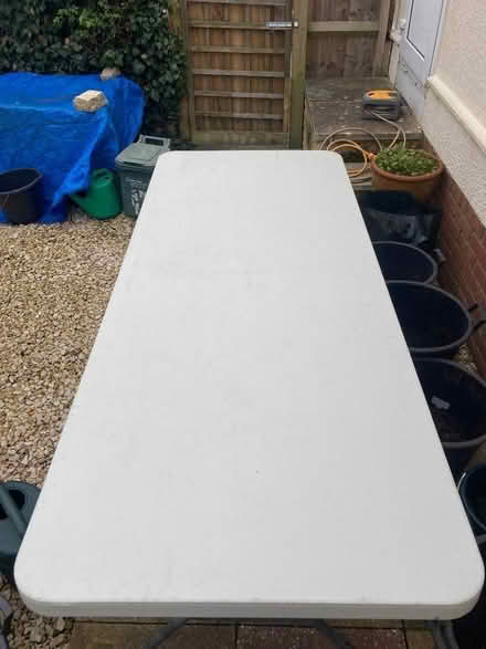 Photo of free Plastic Foldaway table (Barton OX3) #3