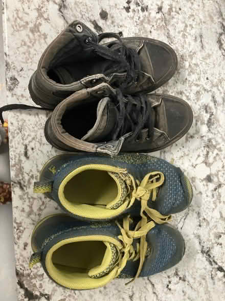 Photo of free 2 pairs size 1 boys sneaks (Bloomfield, NJ) #1