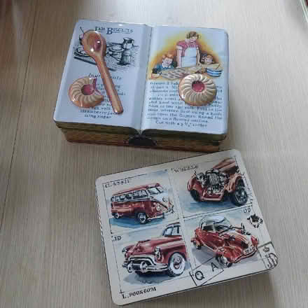 Photo of free 2 empty biscuit tins (Beetham LA7) #1