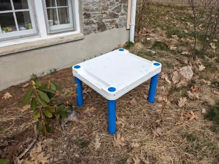 Photo of free Small Plastic Table (near Rt 9 Stop and Shop) #1