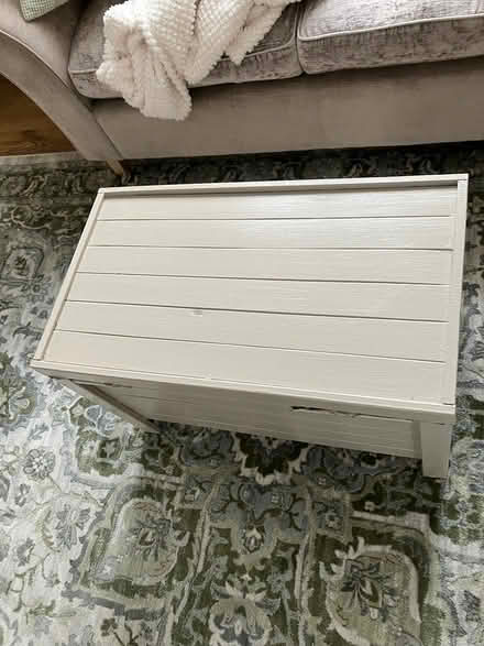 Photo of free Small painted wooden chest (Trotton, Hants GU31) #1
