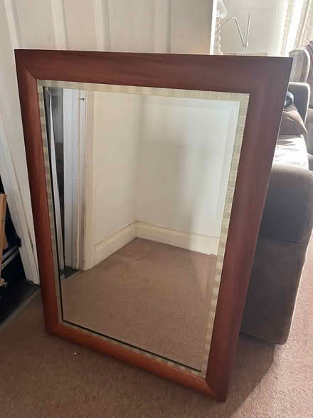 Photo of free Large framed Mirror 80 x 110 (Rottingdean) #2