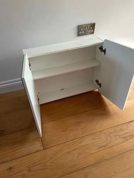 Photo of free Mirrored White Bathroom Cabinet (TN25) #2