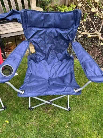 Photo of free Set of four folding camping / leisure chairs (Oakham LE15) #1