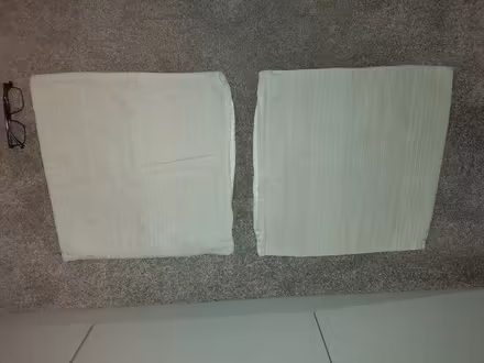 Photo of free 2 cream Cushion covers (HA3) #2