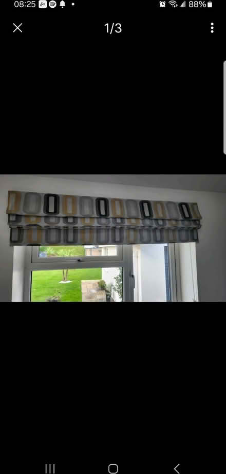 Photo of free Dunelm roman blind grey yellow (Drayton PO6) #3