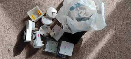 Photo of free Bag of electrical wiring items (Exmouth EX8) #1