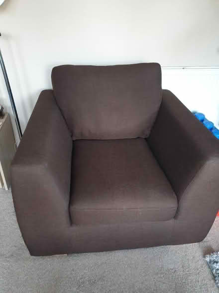Photo of free Sofa, arm chair and footstool (Beanhill milton keynes MK6) #3