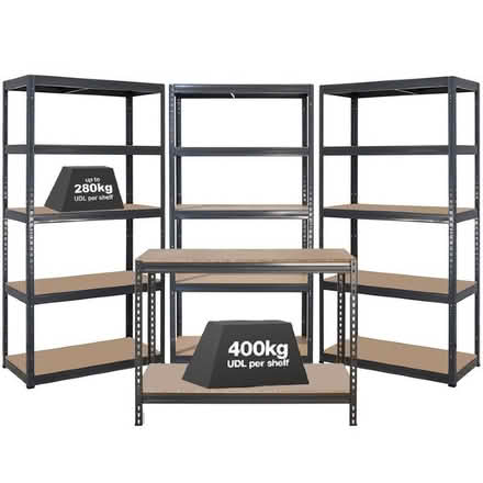 Photo of free Garage shelving, medium duty (Brinscall PR6) #1