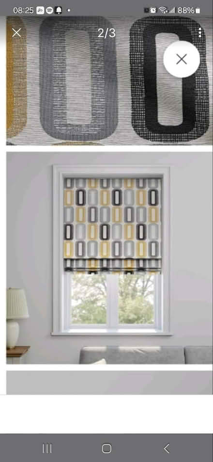 Photo of free Dunelm roman blind grey yellow (Drayton PO6) #2