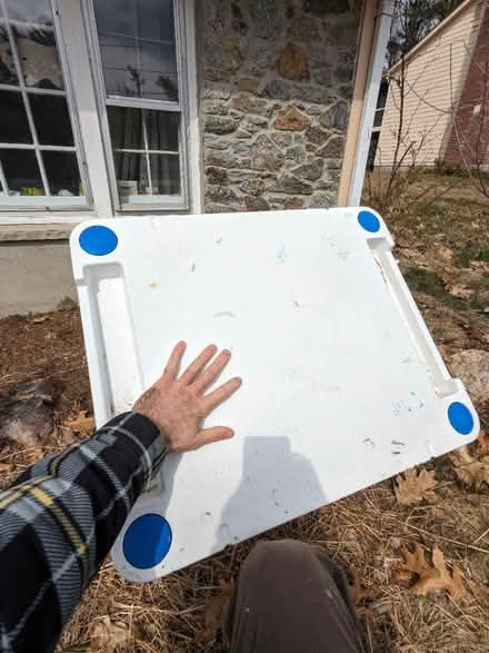 Photo of free Small Plastic Table (near Rt 9 Stop and Shop) #2