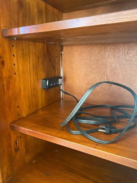 Photo of free Large wood hutch/entertainment cent (Bronxville) #3