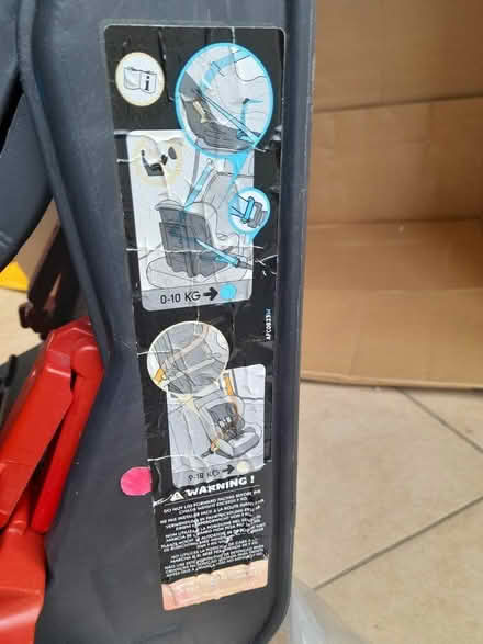 Photo of free 0-18kg car seat (Ladygrove OX11) #1