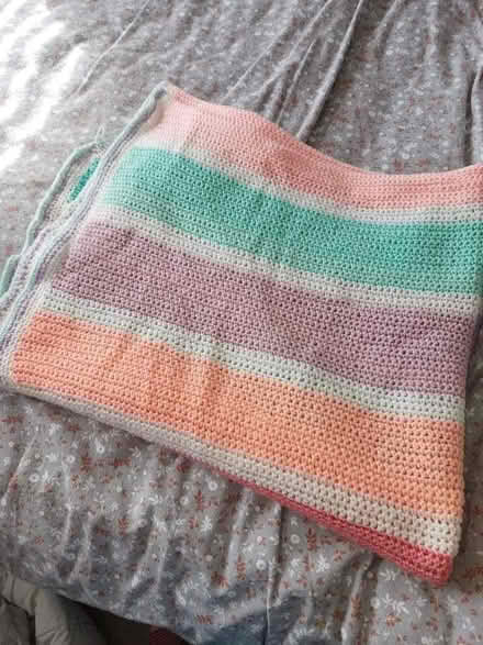 Photo of free Crochet blanket & double bed set (Grangetown SR2) #1