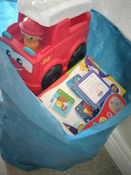 Photo of free Small sack full of toys and books (Stanway CO3) #1