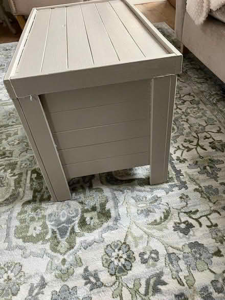 Photo of free Small painted wooden chest (Trotton, Hants GU31) #1