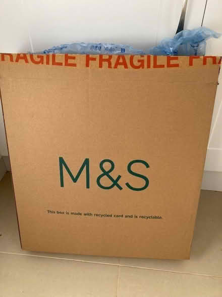 Photo of free Large sturdy cardboard box (Hildenborough TN10) #1