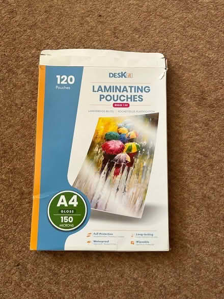 Photo of free Laminating pouches a4 (Rottingdean) #1