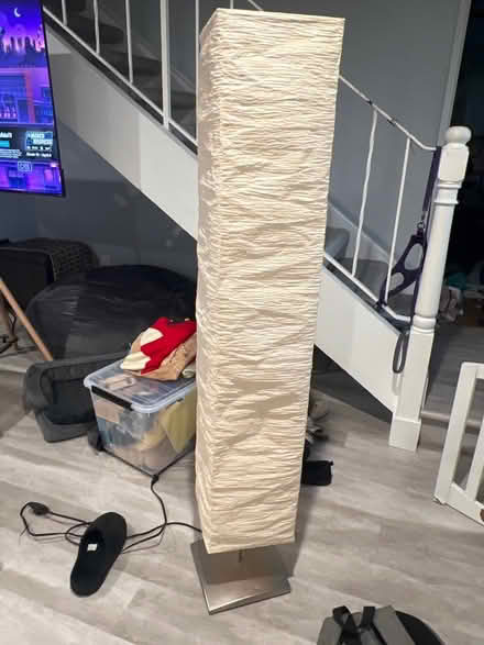 Photo of free Tall paper lamp (Homestead and Hollenbeck) #2