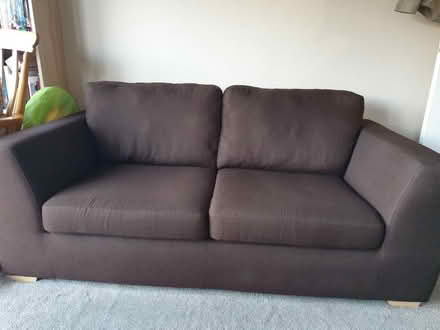 Photo of free Sofa, arm chair and footstool (Beanhill milton keynes MK6) #2