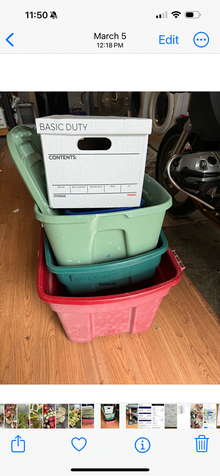 Photo of free Storage bins (East Petaluma) #1