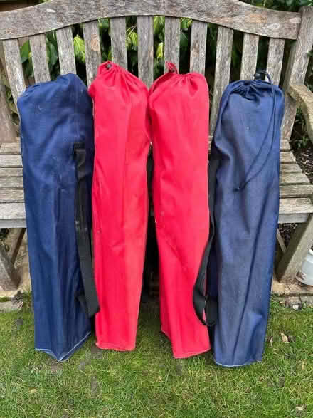 Photo of free Set of four folding camping / leisure chairs (Oakham LE15) #4