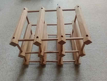 Photo of free Small wood bottle rack (Radbrook Green SY3) #1
