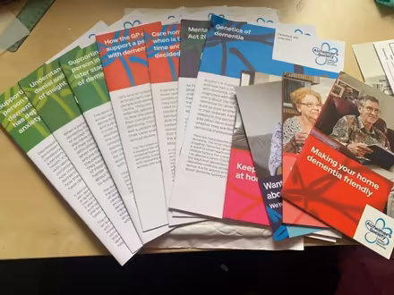 Photo of free Alzheimer/dementia information pack (Wormbridge HR2) #1
