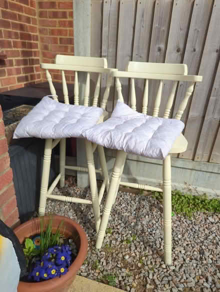 Photo of free 2 x bar stools (Kelvedon Hatch CM15) #1