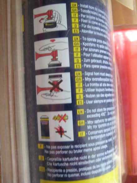 Photo of free Acoustic gas signal horn. (Harwell OX11) #2