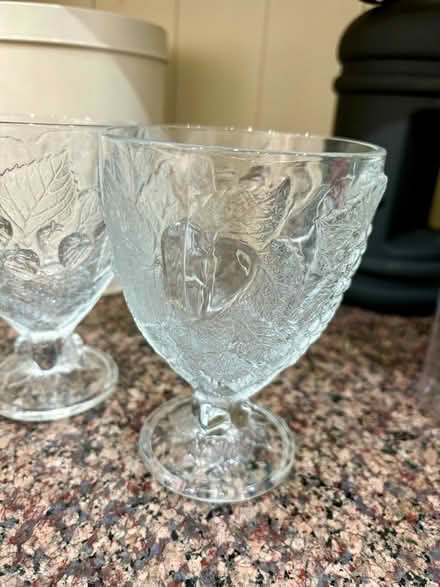 Photo of free Vintage dessert glass bowls (Flint) #2
