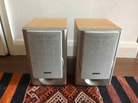 Photo of free Pair of 'bookshelf' speakers (Malvern WR14) #1