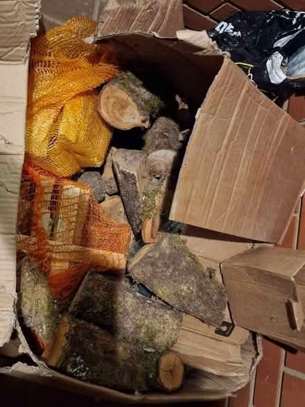 Photo of free Iron fire pit and logs (Enborne Row RG14) #2