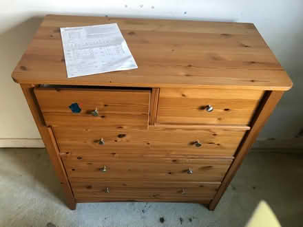 Photo of free IKEA Wooden chest of drawers (N12) #1