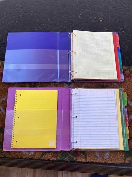 Photo of free Gently used binders (East Temescal, (off Broadway)) #2
