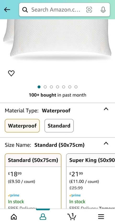 Photo of free 2 x Bamboo Pillow Protectors (Almondbank PH1) #2
