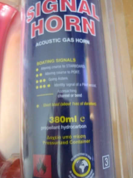 Photo of free Acoustic gas signal horn. (Harwell OX11) #1