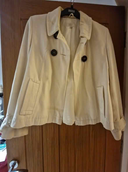 Photo of free Cream jacket, M&S size 12 (needs dry cleaning) (Shoreham-by-Sea BN43) #1